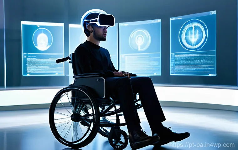 뉴럴 인터페이스의 연구 및 개발 트렌드 - **Prompt 1: Restored Autonomy through Advanced Neural Interface**
"A visually stunning, high-res...