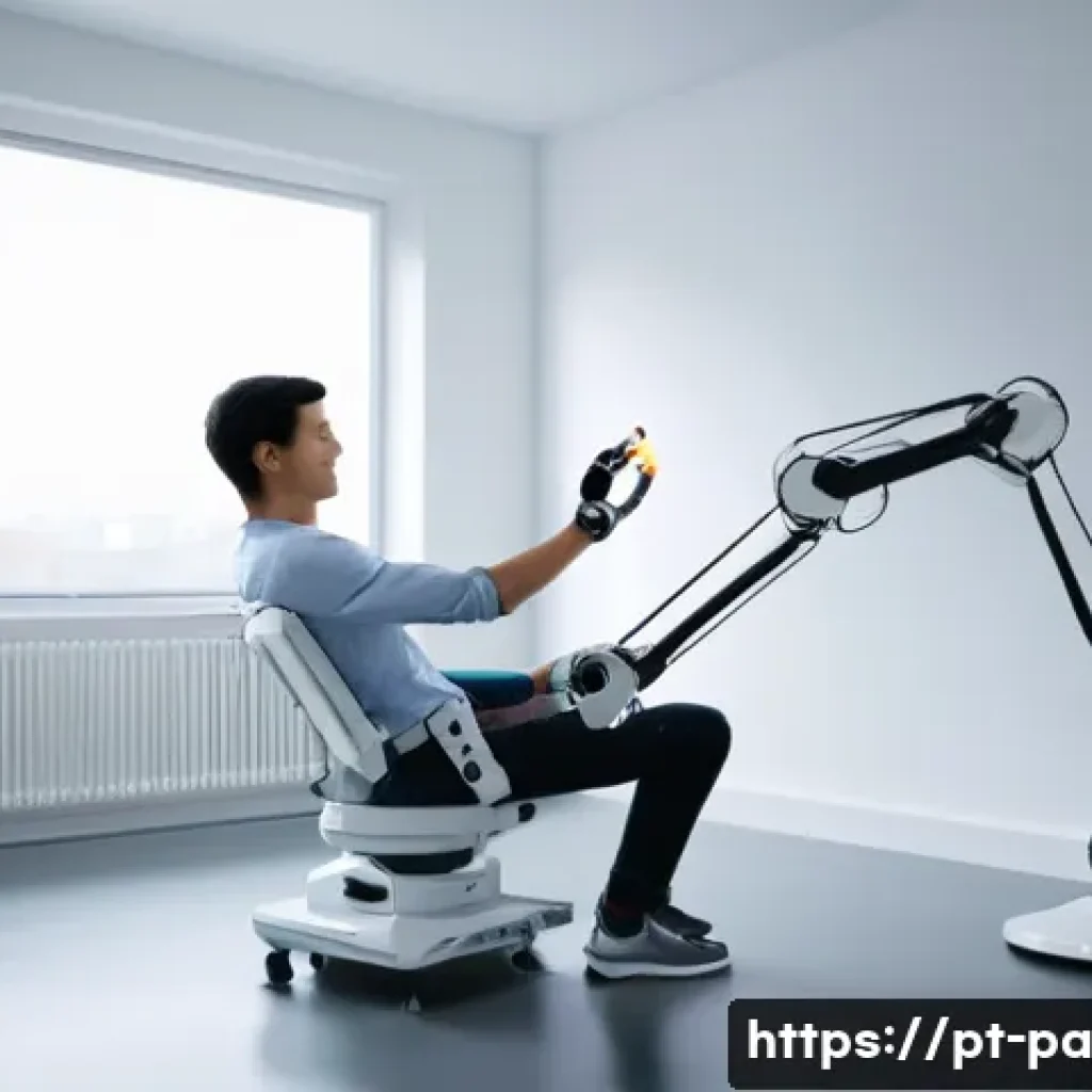 뉴럴 인터페이스의 시장 전망 - **Prompt 1: Empowering Mobility and Communication**
"A heartwarming image of a young adult, poss...